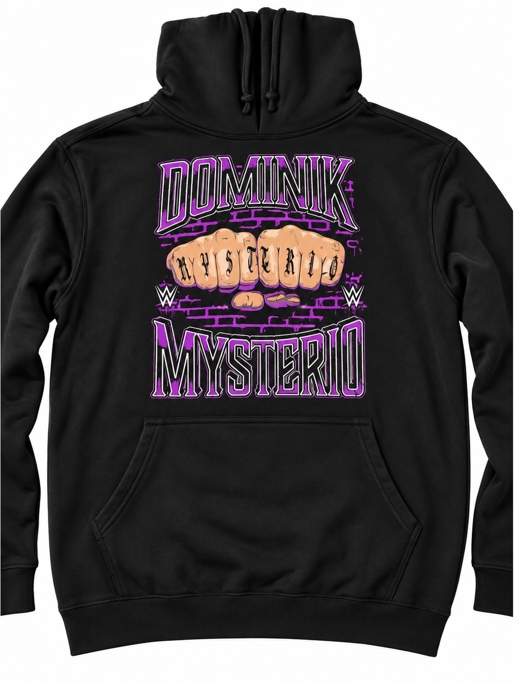 WWE Dominik Mysterio Black Pullover Hoodie M NWOT